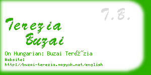 terezia buzai business card